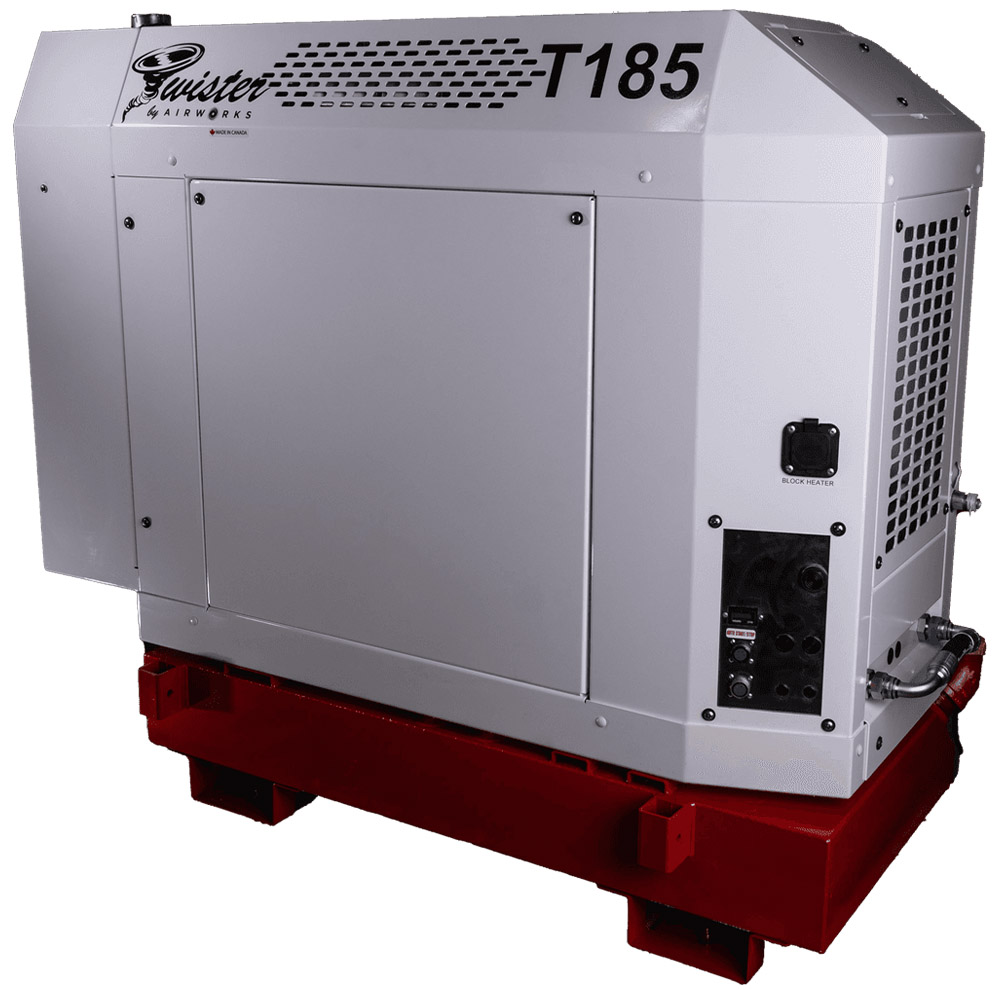 Airworks Twister EVO Series Diesel Powered Rotary Screw Air Compressor