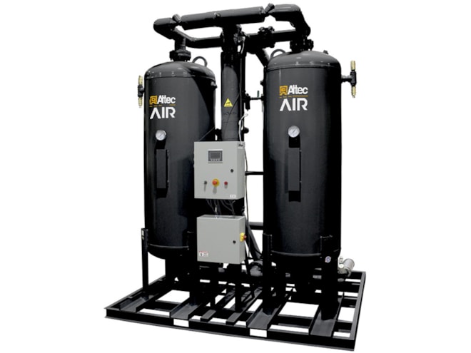 Altec AIR HRE-0550-4-E3L, 550 SCFM Heated Regenerative Desiccant Air Dryer