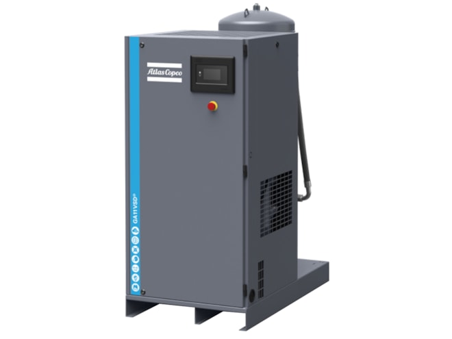Atlas Copco GA 5 VSDS FF, 7.5 HP Rotary Screw Air Compressor with 53 Gal Tank