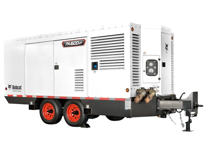 Bobcat PA1600VP Diesel Driven Rotary Screw Air Compressor