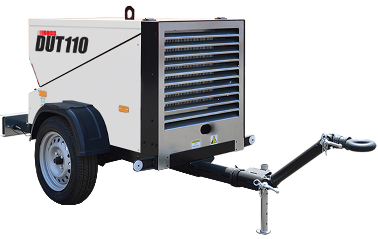 BOSS Industries FT4 DUS Series Diesel Driven Rotary Screw Air Compressor