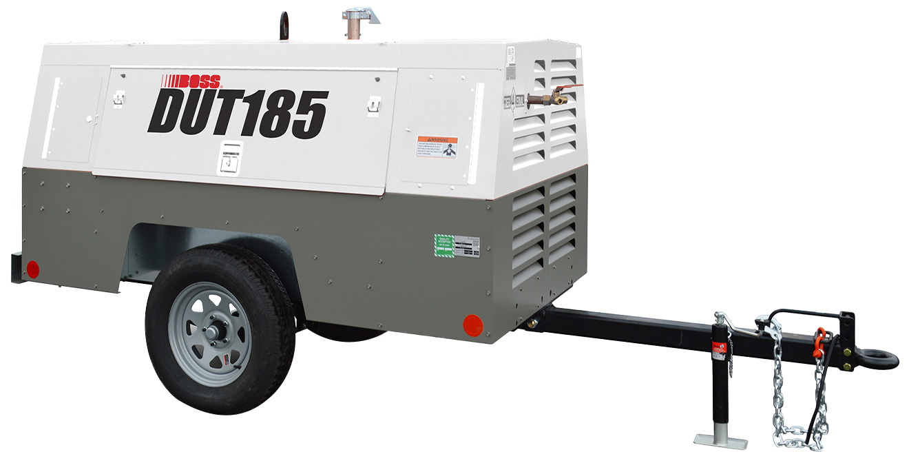 BOSS Industries FT4 DUS Series Diesel Driven Rotary Screw Air Compressor