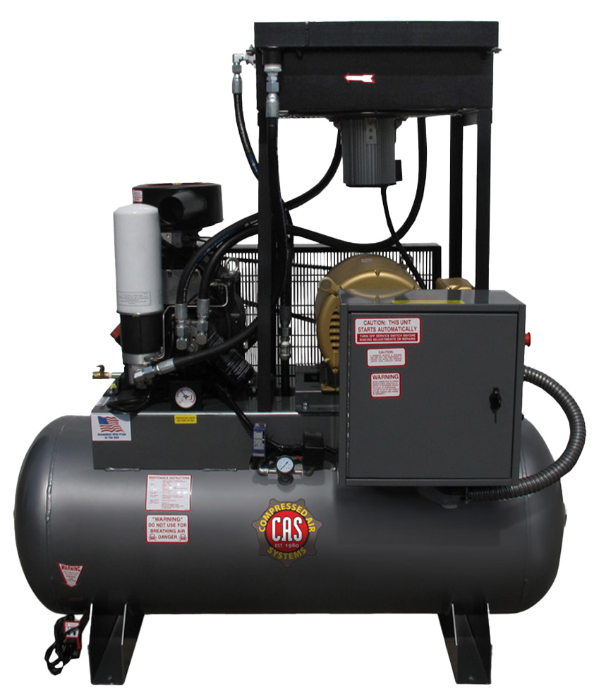 Compressed Air Systems RS Series Open Frame Rotary Screw Air Compressor