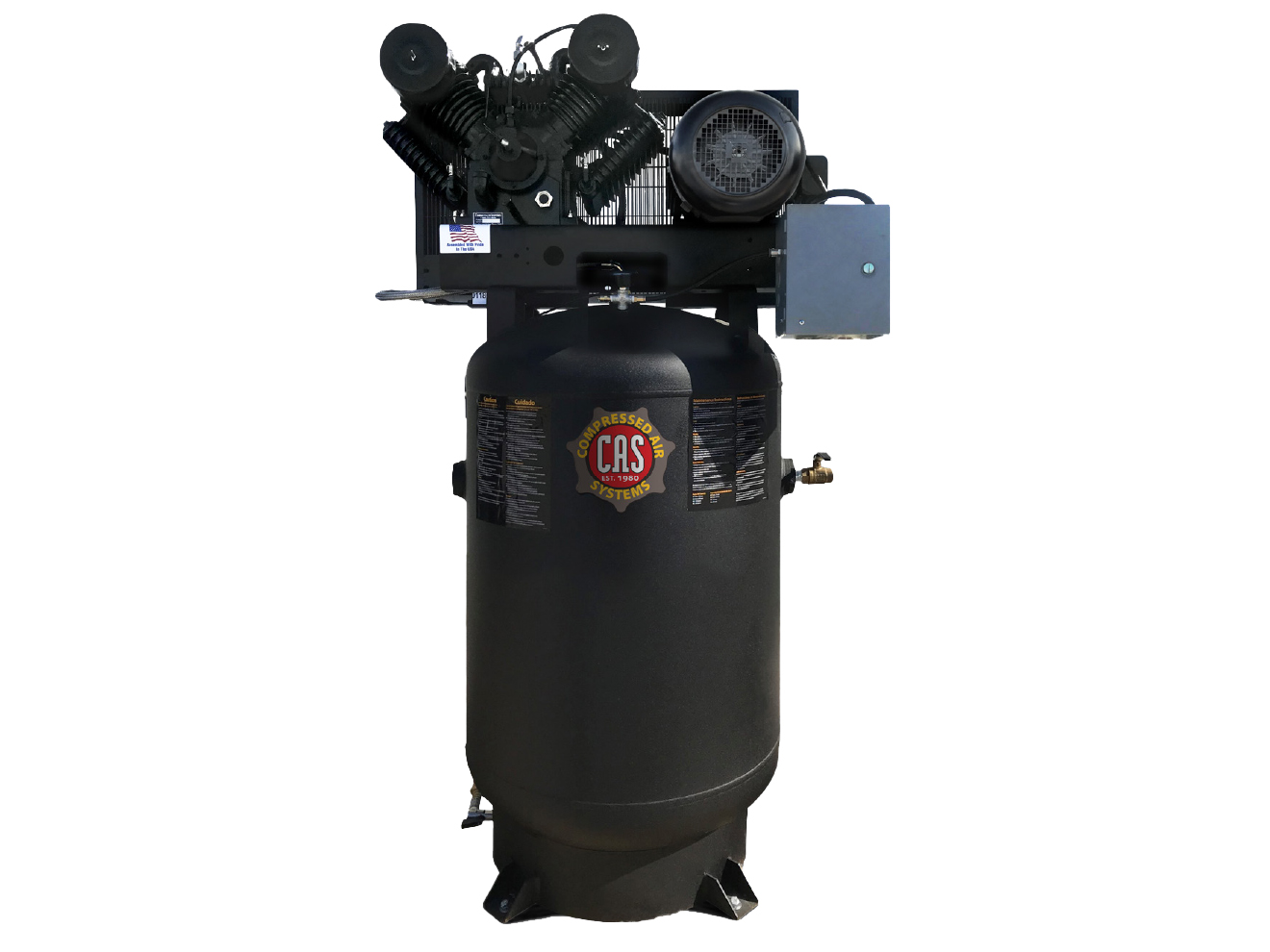 Compressed Air Systems Industrial Electric Stationary Piston Air Compressor