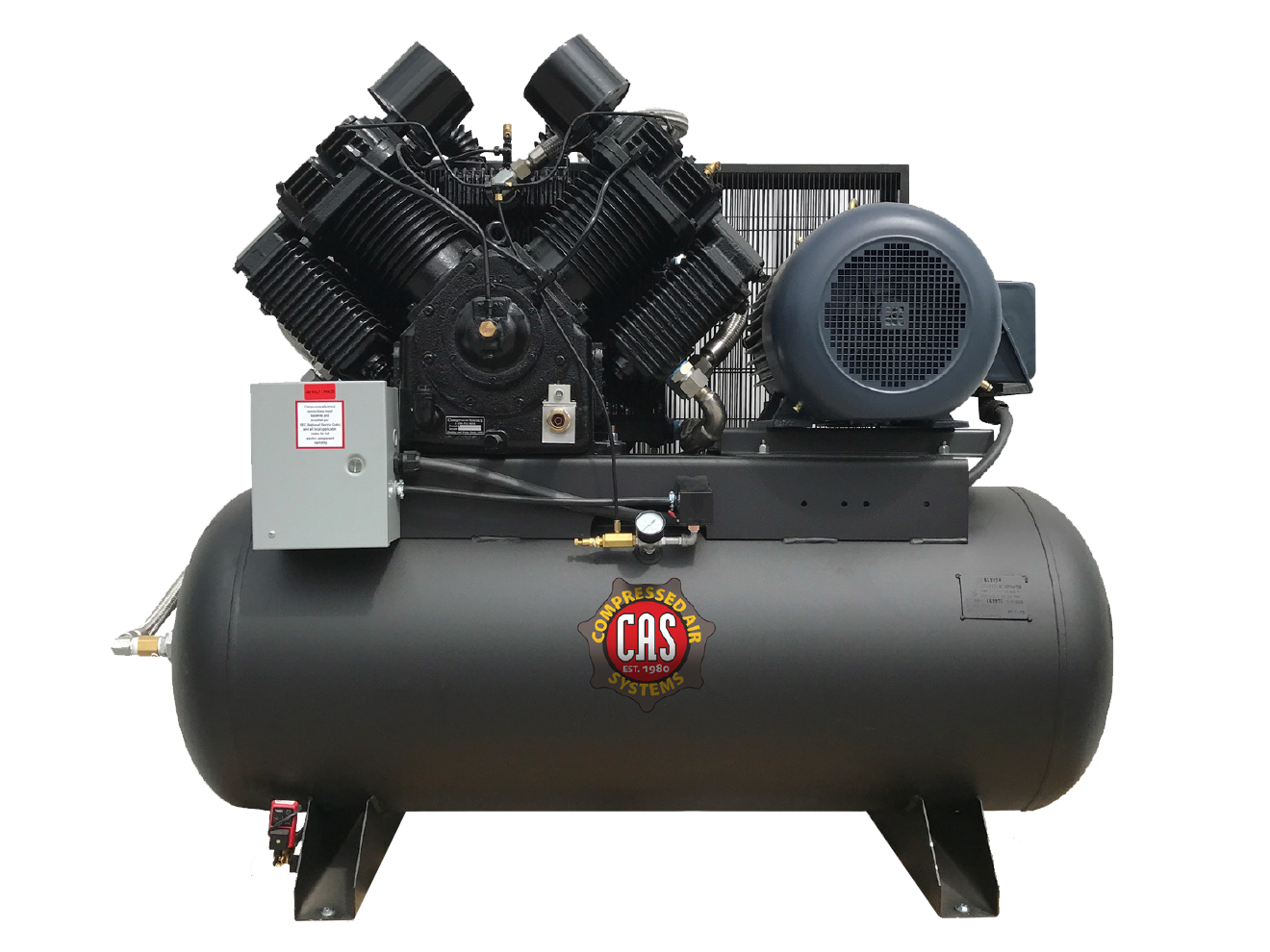 Compressed Air Systems Industrial Electric Stationary Piston Air Compressor