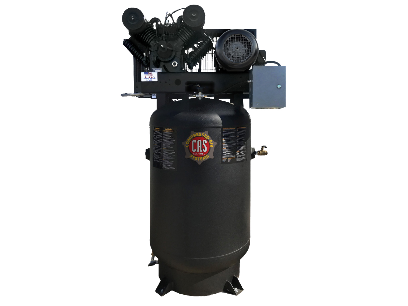 Compressed Air Systems Industrial Electric Stationary Piston Air Compressor