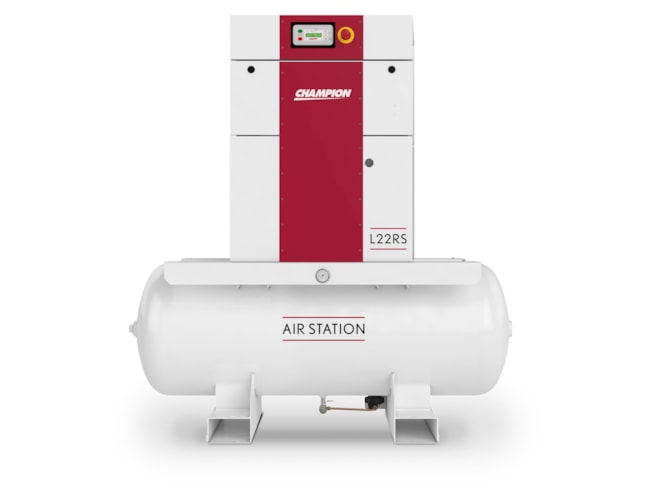 Champion LRS 15 HP Rotary Screw Air Compressor, 120 Gallon
