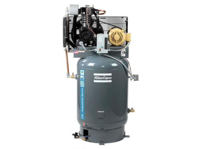Atlas Copco CR Industrial Series Two Stage Piston Air Compressor
