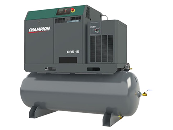 Champion DRS 25 HP Rotary Screw Air Compressor, 240 Gallon