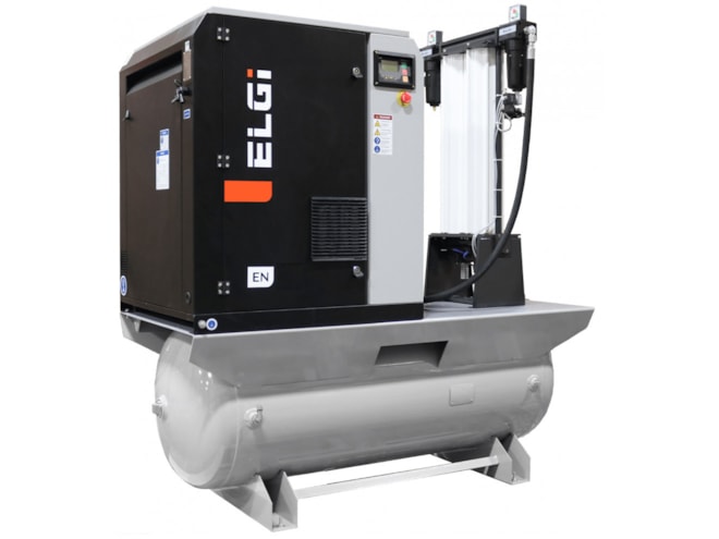 ELGi EN05-125-60T-K2A, 7.5 HP Rotary Screw Air Compressor