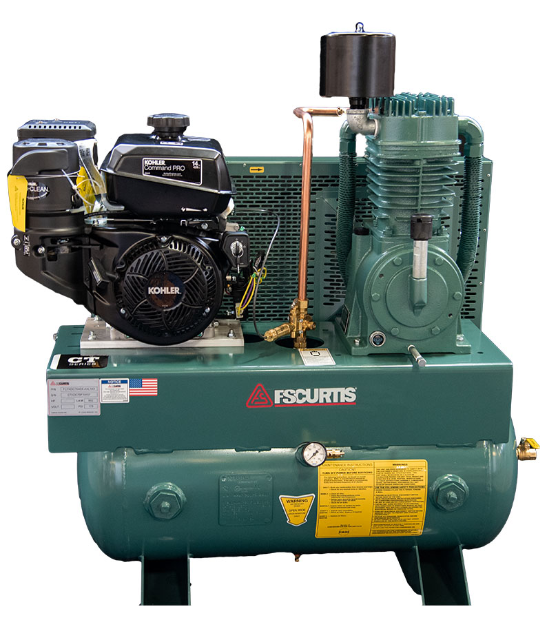 FS-Curtis CT Series Gas Powered Two Stage Piston Air Compressor