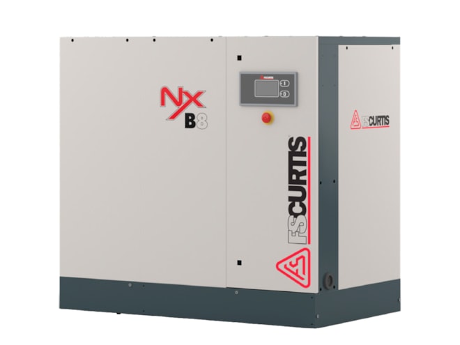 FS-Curtis NxB11 15 HP, 100 PSI, Tri-Volt Rotary Screw Air Compressor with Dryer