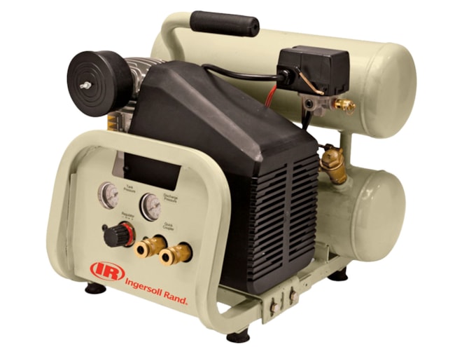 Ingersoll Rand Twin-Stack Portable Piston Air Compressor