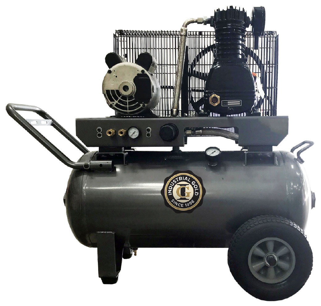 Industrial Gold Contractor Electric Series Piston Air Compressor