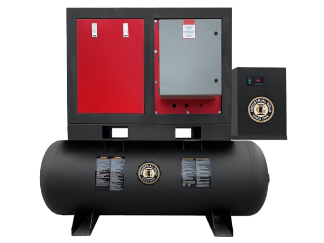 Industrial Gold R303ENC6-CDR 30 HP Rotary Screw Air Compressor, 120 Gallon, With Dryer