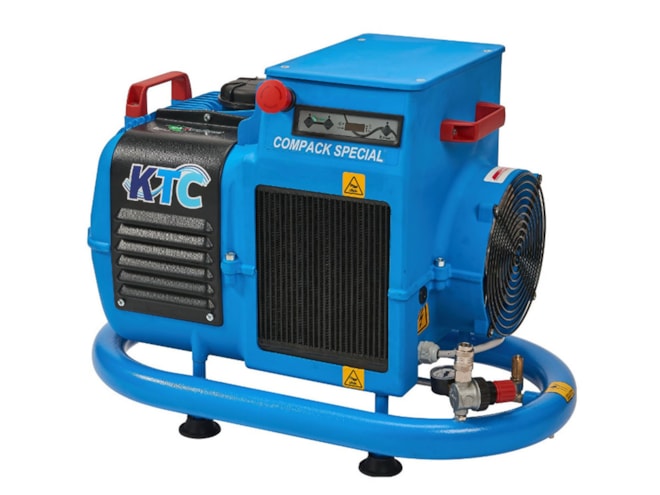 KTC Compack 2, 3 kW Rotary Screw Air Compressor with Tank Ring