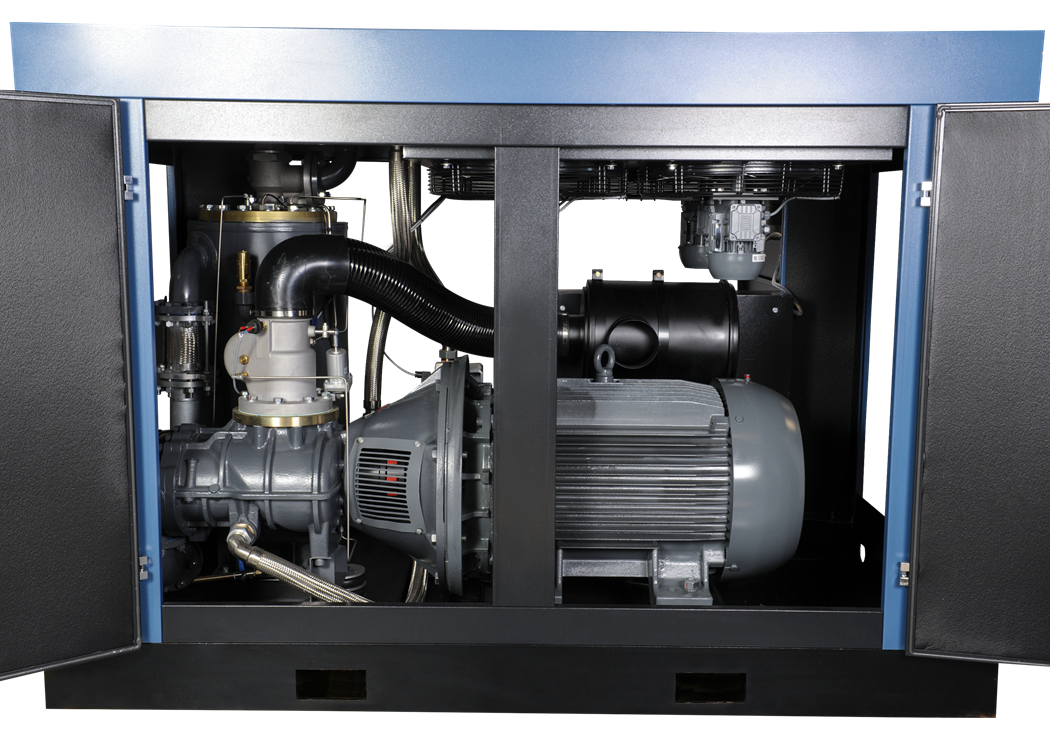 Kaishan USA KRSD-200A2V4S8U, 200 HP Rotary Screw Air Compressor, VSD