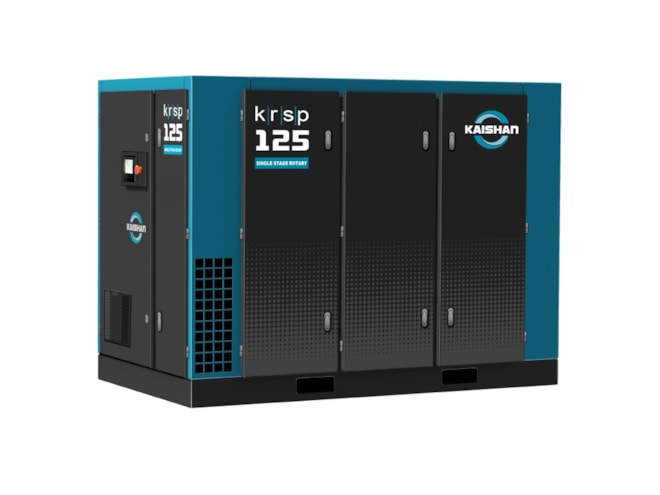 Kaishan USA KRSP-125W2V4S8U , 125 HP Rotary Screw Air Compressor, VSD