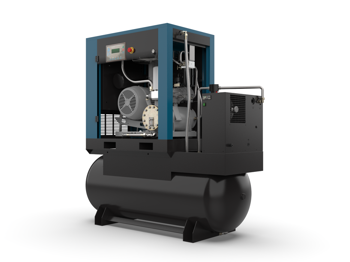 Kaishan USA KRST-015A3F4D8U, 15 HP Rotary Screw Air Compressor