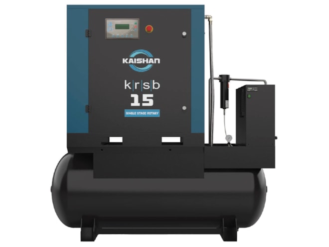 Kaishan USA KRST-015A3F8D8U, 15 HP Rotary Screw Air Compressor
