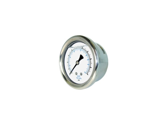 Midwest-Control Liquid Filled Pressure Gauge - Back Mount Series