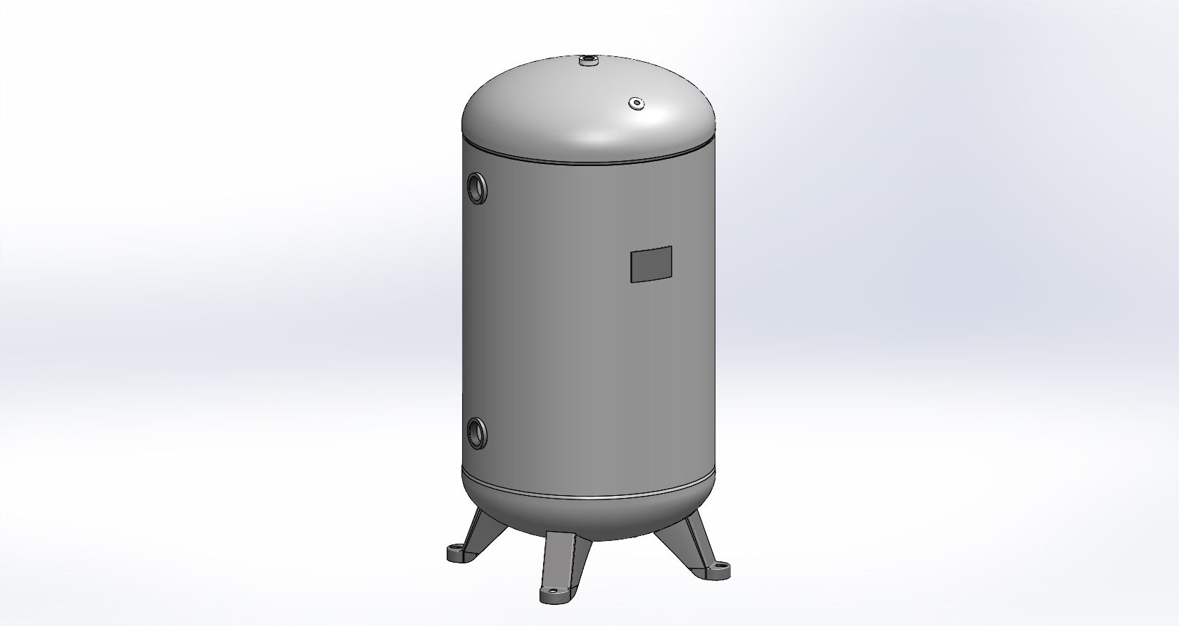 Morganton 80 Gallon, 200 PSI, 24 x 46 Vertical Tank w/ Feet