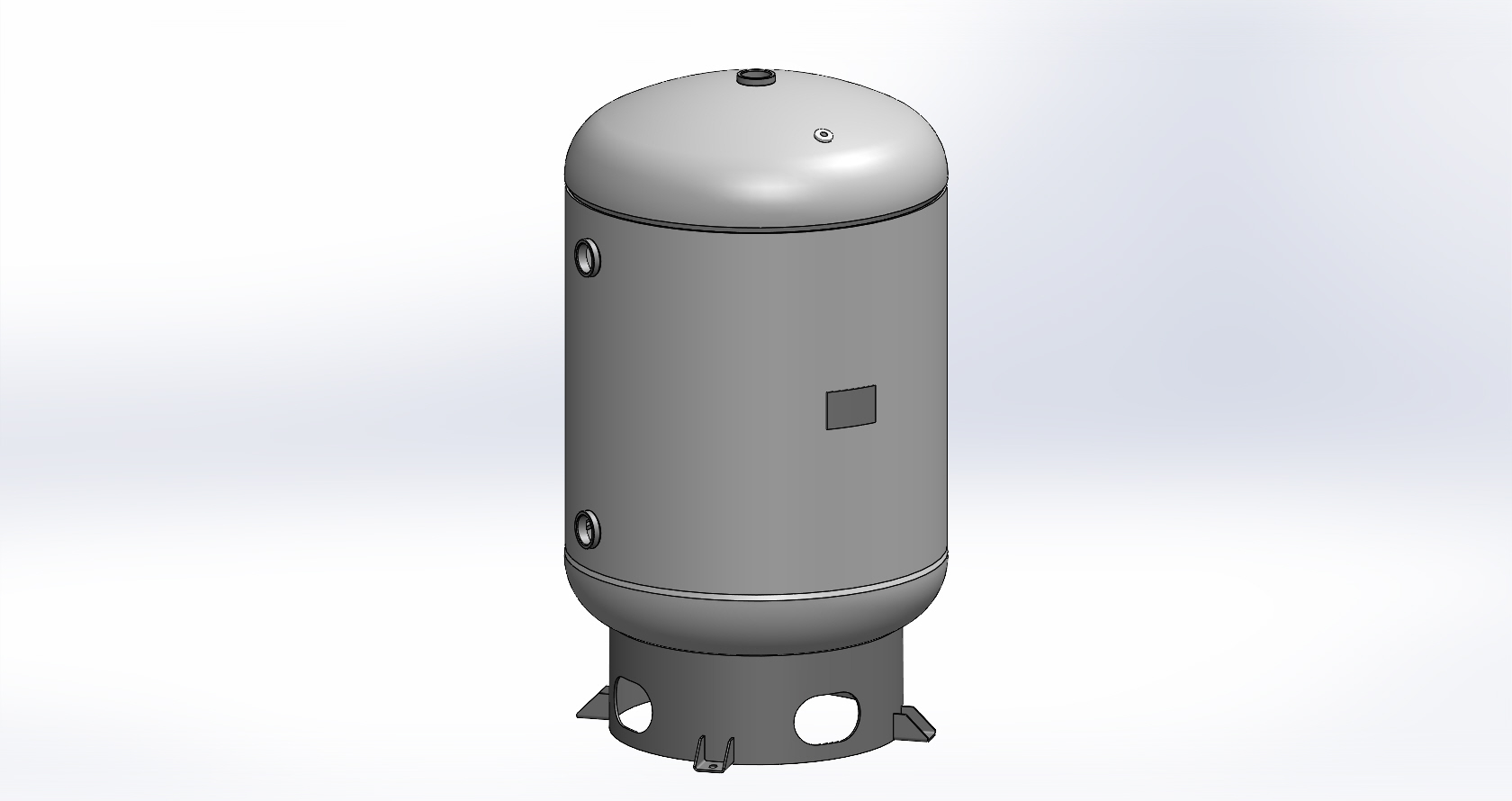 Morganton 120 Gallon, 200 PSI, 30 x 45 Vertical Tank w/ Base Ring