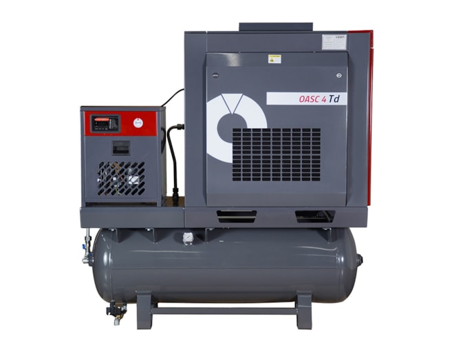 OZEN OASC Belt Drive 25 HP Rotary Screw Air Compressor, 240 Gallon, With Dryer