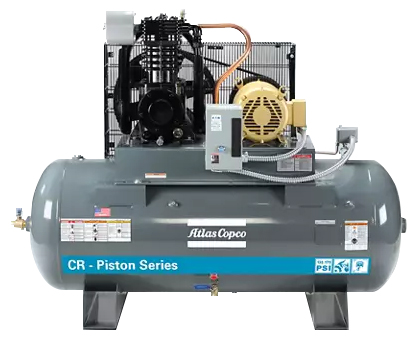Atlas Copco CR Industrial Series Two Stage Piston Air Compressor