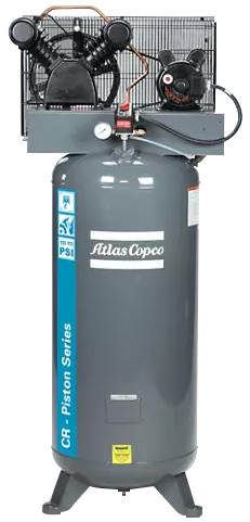 Atlas Copco CR Industrial Series Two Stage Piston Air Compressor