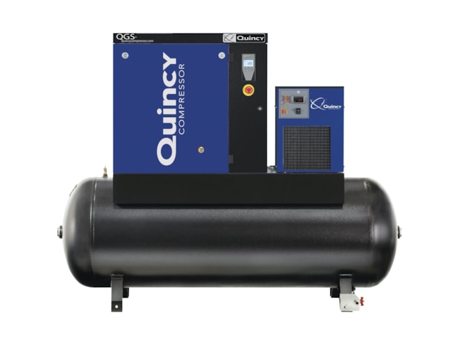 Quincy Compressor QGS 25 TMD-3, 25 HP Rotary Screw Air Compressor, 120 Gallon, With Dryer