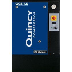 Quincy Compressor QGS 7.5 BM-1, 7.5 HP Rotary Screw Air Compressor