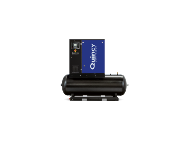 Quincy Compressor QGSV-10 TM-460, 10 HP Rotary Screw Air Compressor