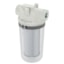 Solberg ST Series - Cast aluminum head and a clear polycarbonate see-through collection bucket