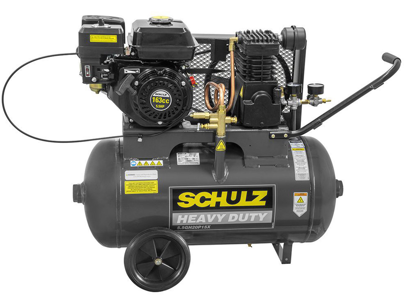 Schulz Compressors Portable Series Gas Powered Piston Air Compressor