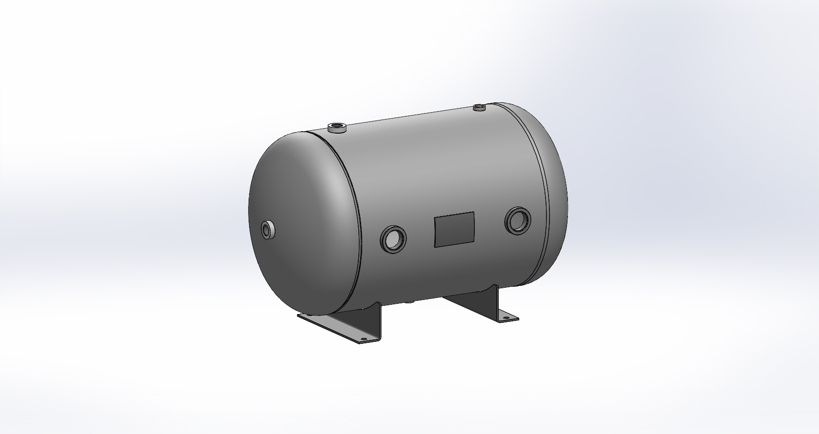 Morganton 30 Gallon, 200 PSI, 18 x 31 Horizontal Tank w/ Feet 