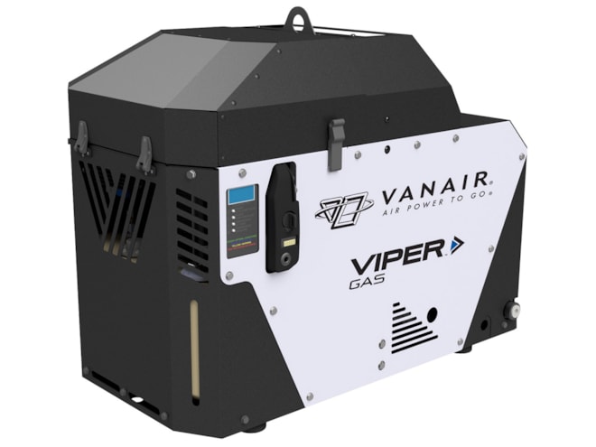 Vanair Viper GV3H-B55, 55 CFM, 175 PSI, Honda Gas Powered Portable Rotary Screw Air Compressor