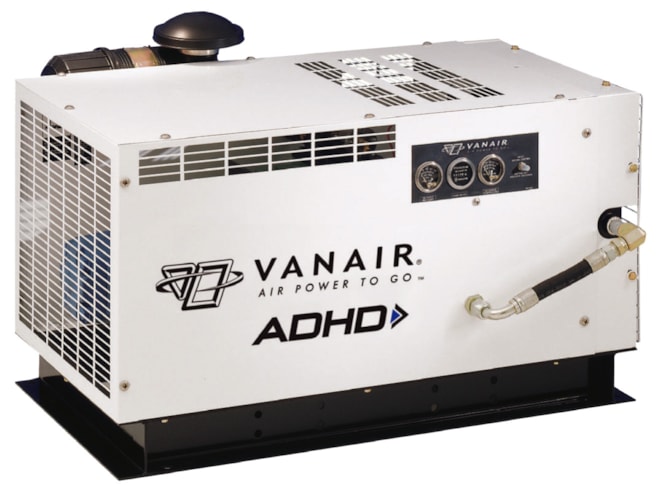 Vanair Manufacturing ADHD Abovedeck Hydraulically Driven Rotary Screw Air Compressor