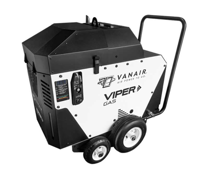 Vanair GV3H-B80 Viper 80 Honda Gas Powered Portable Rotary Screw Air Compressor