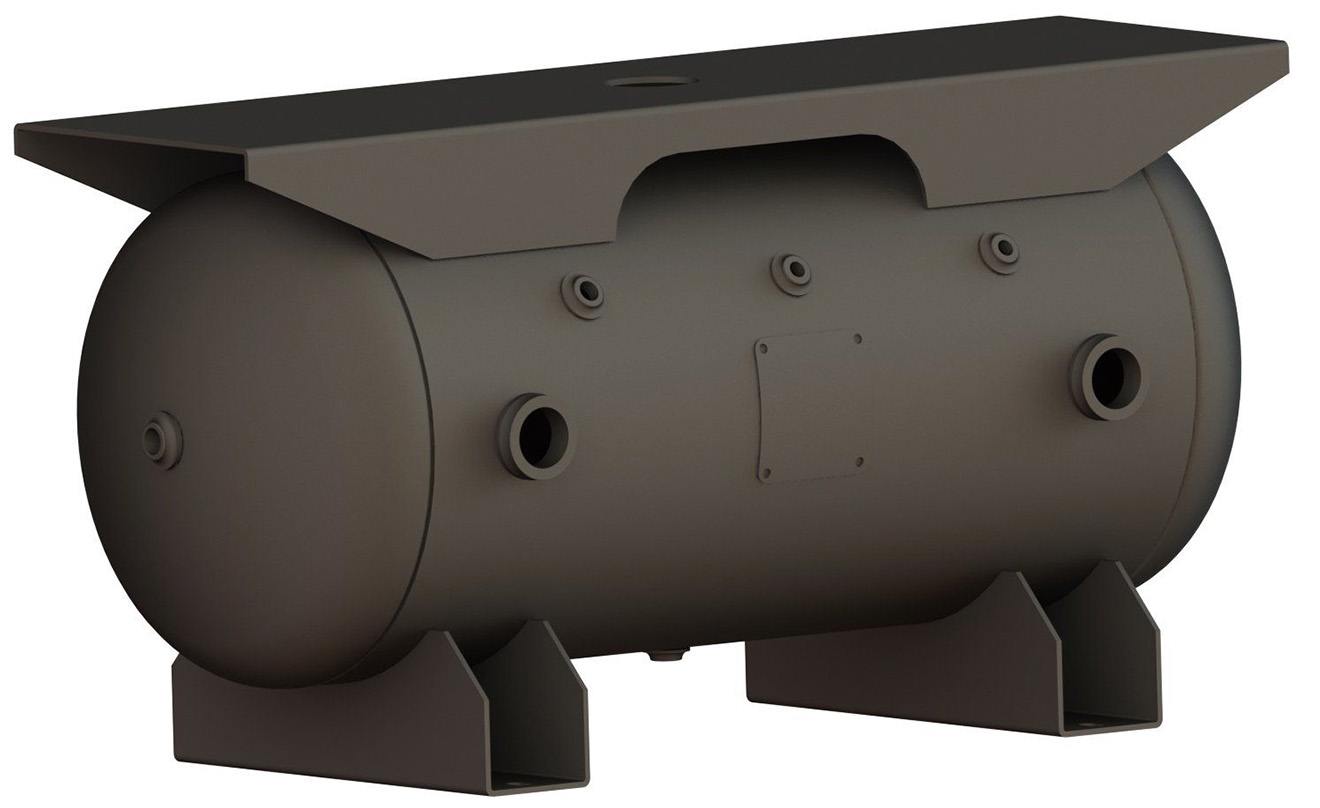 Manchester Tank 200 Gallon Horizontal Air Tank