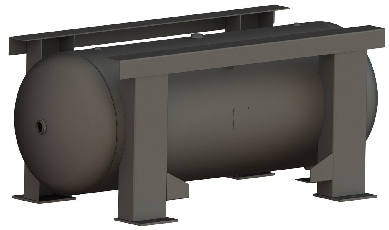 Manchester Tank 200 Gallon Horizontal Air Tank