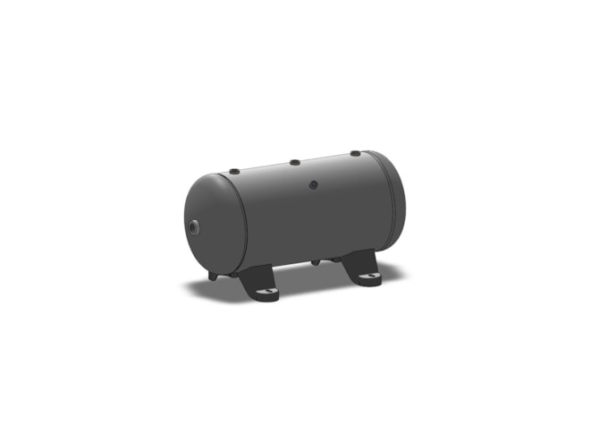 Morganton 12 Gallon, 200 PSI, 12 x 27 Horizontal Tank w/ Feet