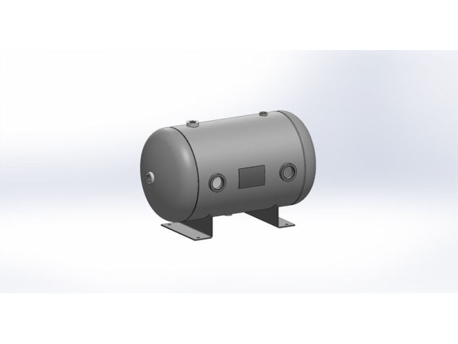Morganton 15 Gallon, 200 PSI, 14 x 26 Horizontal Tank w/ Feet
