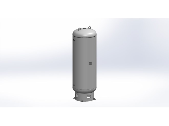 Morganton 240 Gallon, 300 PSI, 30 x 84 Vertical Tank w/ Base Ring
