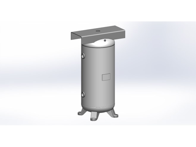 Morganton 30 Gallon, 200 PSI, 16 x 38 Vertical Tank w/ Feet & Top Plate