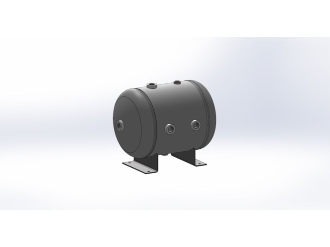 Morganton 7 Gallon, 200 PSI, 12 x 17 Horizontal Tank w/ Feet