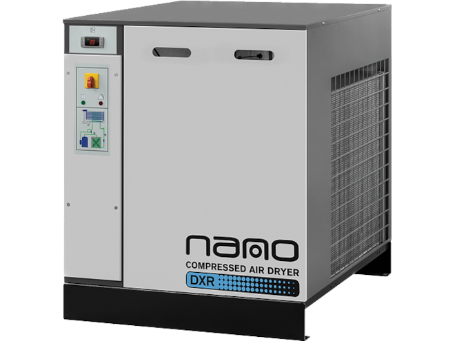 nano-purification solutions DXR0105N-115601-F, 105 SCFM Refrigerated Air Dryer