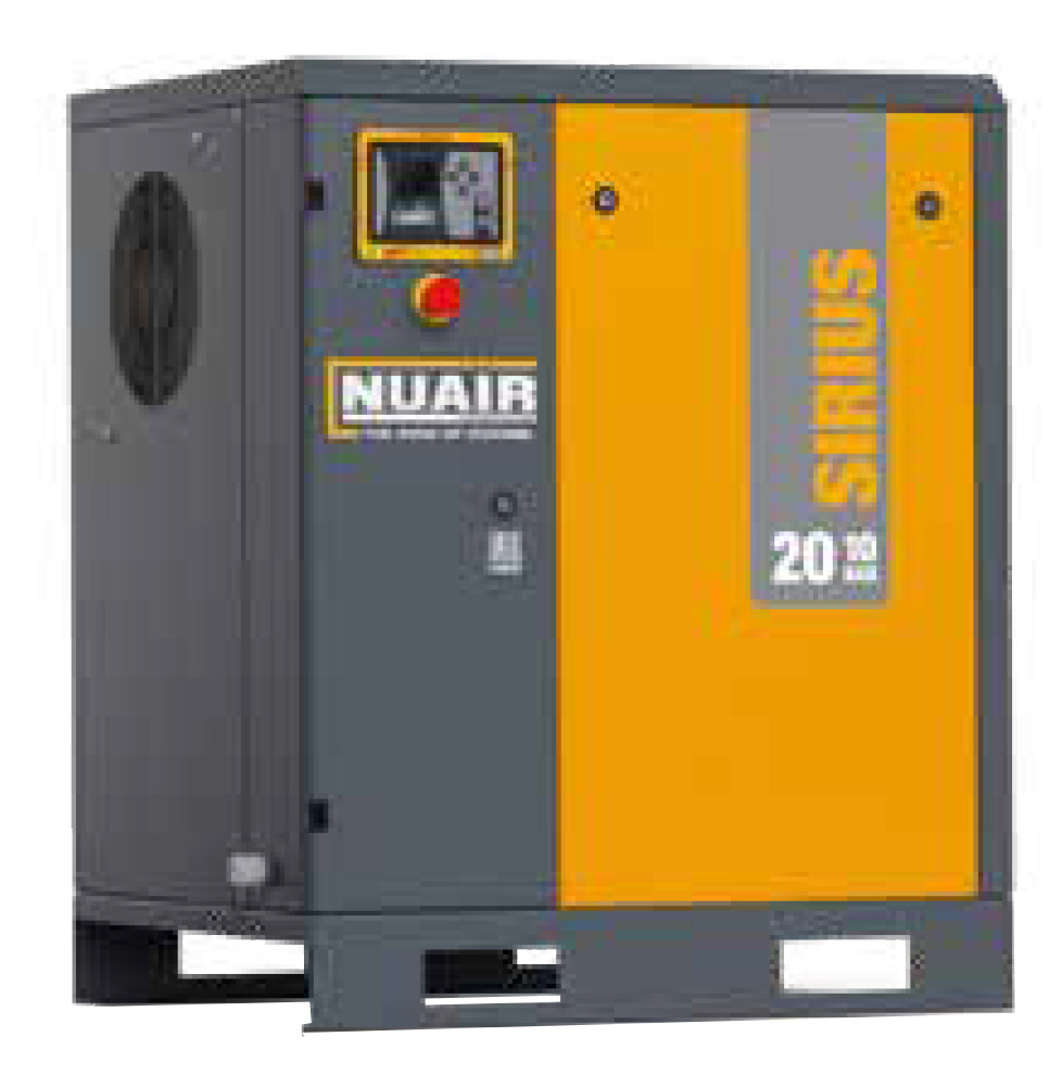 NUAIR Sirius Series Rotary Screw Air Compressor