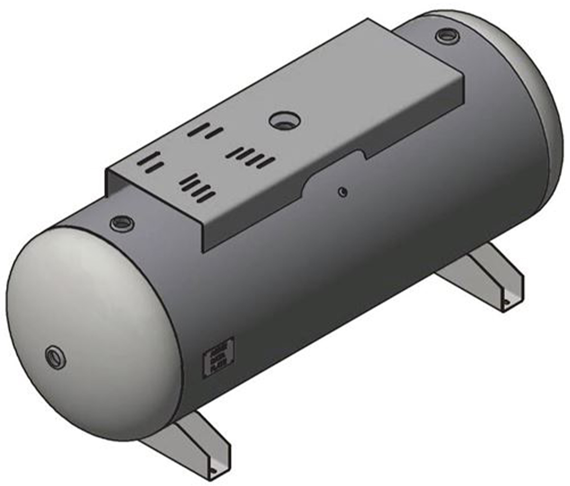 Steel Fab 80 Gallon Horizontal Air Tank