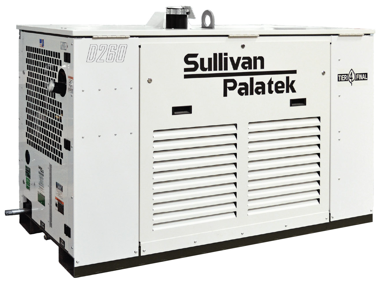 Sullivan Palatek D260UJD4PTOW Portable Diesel Driven Rotary Screw Air Compressor